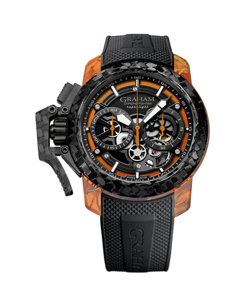 CHRONOFIGHTER SUPERLIGHT CARBON SKELETON - TRANSLUCENT ORANGE