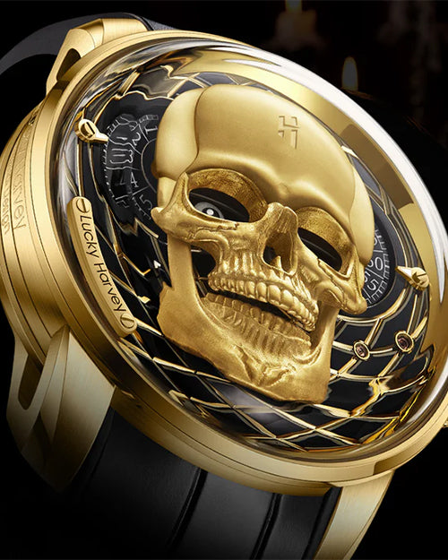 Craftmanship Series Gold Skull Limited edition Automatic Watch