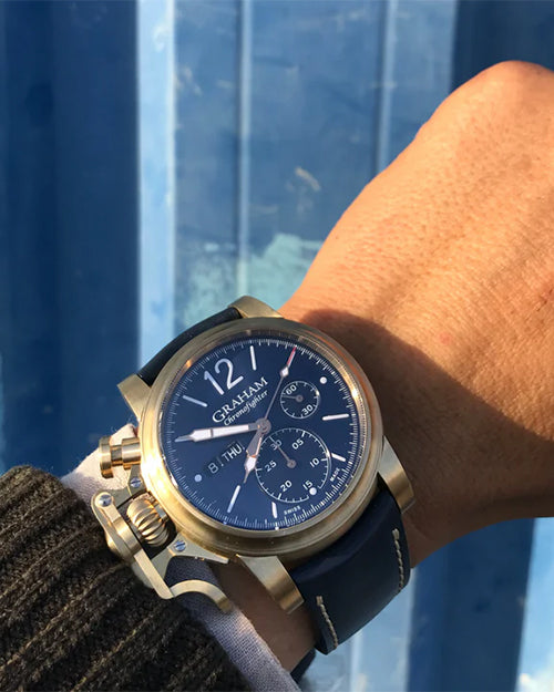 CHRONOFIGHTER VINTAGE BRONZE & BLUE