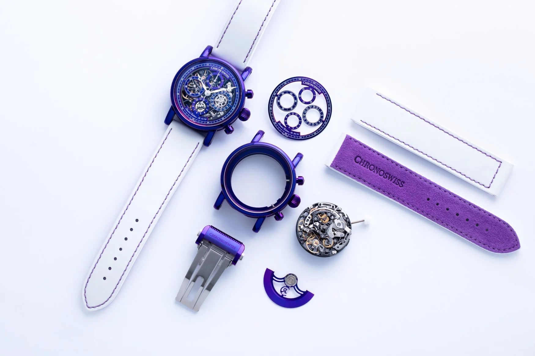 Chronoswiss celebrates the 30th anniversary of their Opus chronograph with a wild Purple Rain limited edition