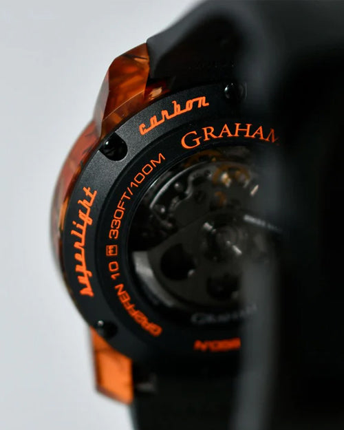 CHRONOFIGHTER SUPERLIGHT CARBON SKELETON - TRANSLUCENT ORANGE
