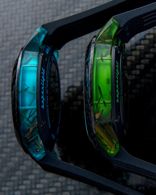 CHRONOFIGHTER SUPERLIGHT CARBON STRIP SKELETON GREEN