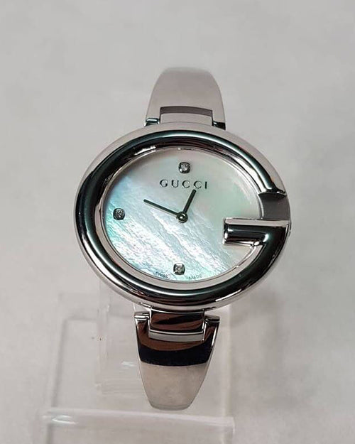 Gucci YA134303 Classic 35MM Women's Diamond Stainless Steel Watch